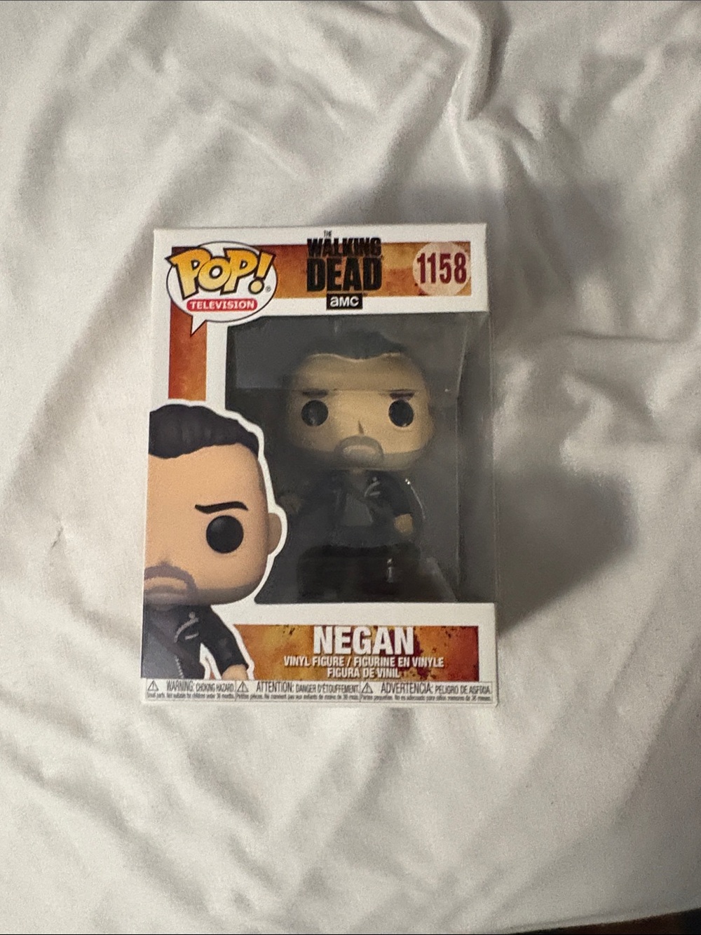 Funko Negan Pop! Vinyl Figure - White, Black, Brown